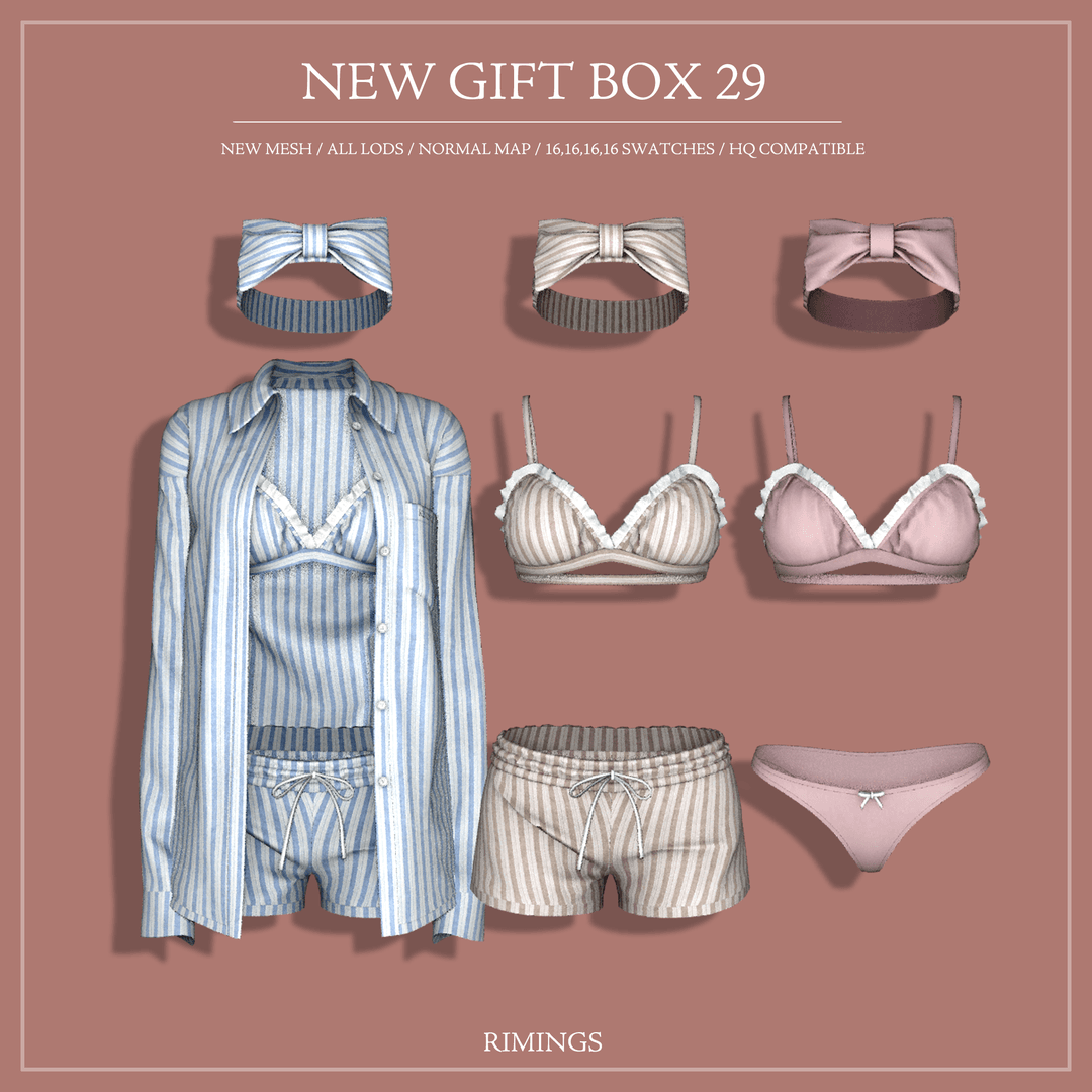 Скриншот мода Нижнее белье и пижамы NEW GIFT BOX 29